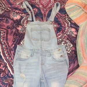 Forever 21 denim overalls